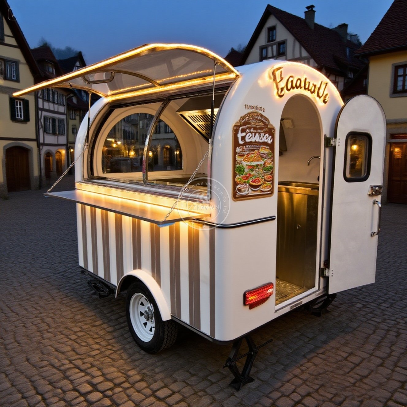 Hot Dog Vending Cart - 푸드 트럭 트레일러 이동식 주방 미국