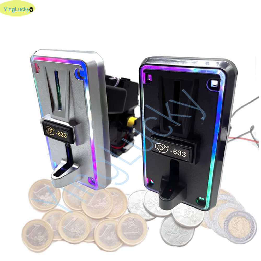 다채로운 LED 멀티 코인 수납기 코인 선택기 유로 페 - Arcade Card Vending Machine 리뷰 및 가격