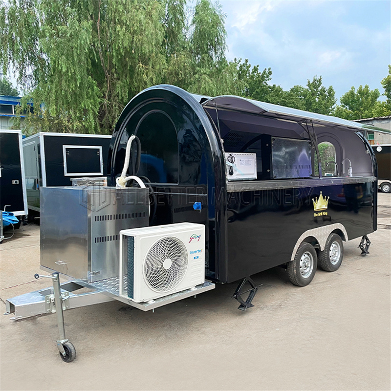 Allbetter 미국 승인 양보 커피 푸드 트레일러, - Hot Dog Vending Cart 리뷰 및 가격