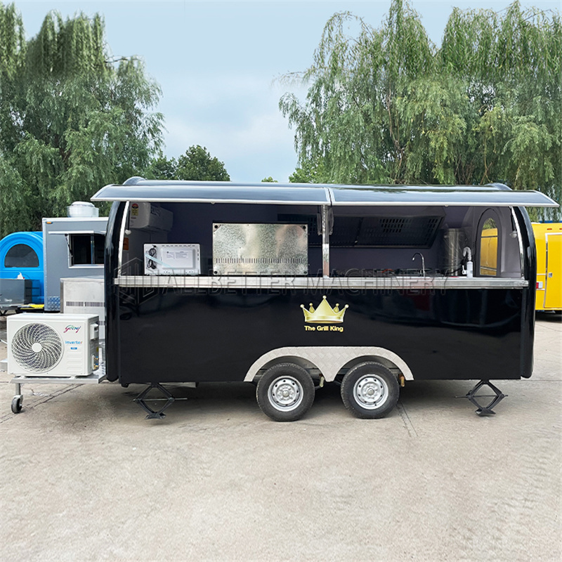 Allbetter 미국 승인 양보 커피 푸드 트레일러, - Hot Dog Vending Cart 리뷰 및 가격