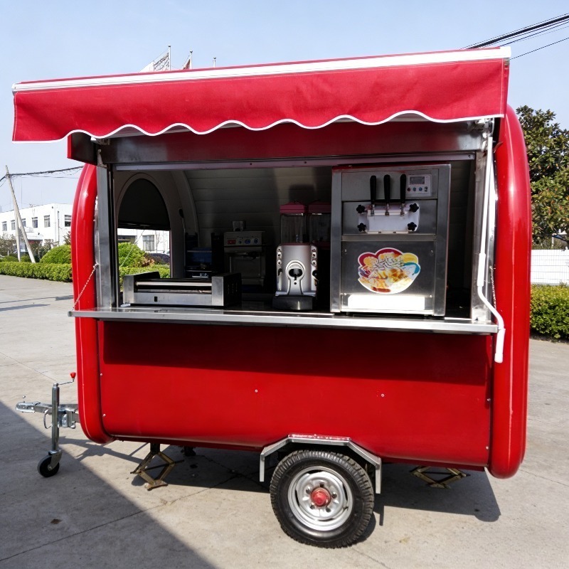 스테인리스 스틸 케이터링 카트, 노점 음식 트럭, 야외 - Hot Dog Vending Cart 리뷰 및 가격