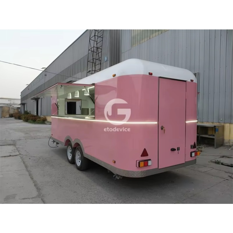 맞춤형 5.5m 완비형 2색 이동식 푸드트럭 밴, 독특 - Hot Dog Vending Cart 리뷰 및 가격