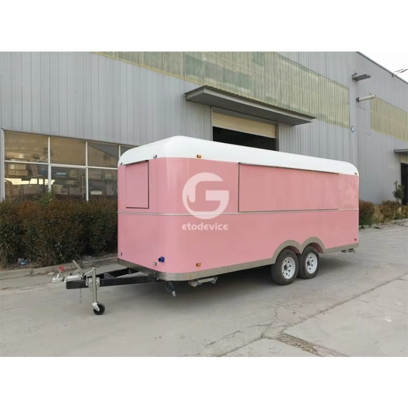 맞춤형 5.5m 완비형 2색 이동식 푸드트럭 밴, 독특 - Hot Dog Vending Cart 리뷰 및 가격