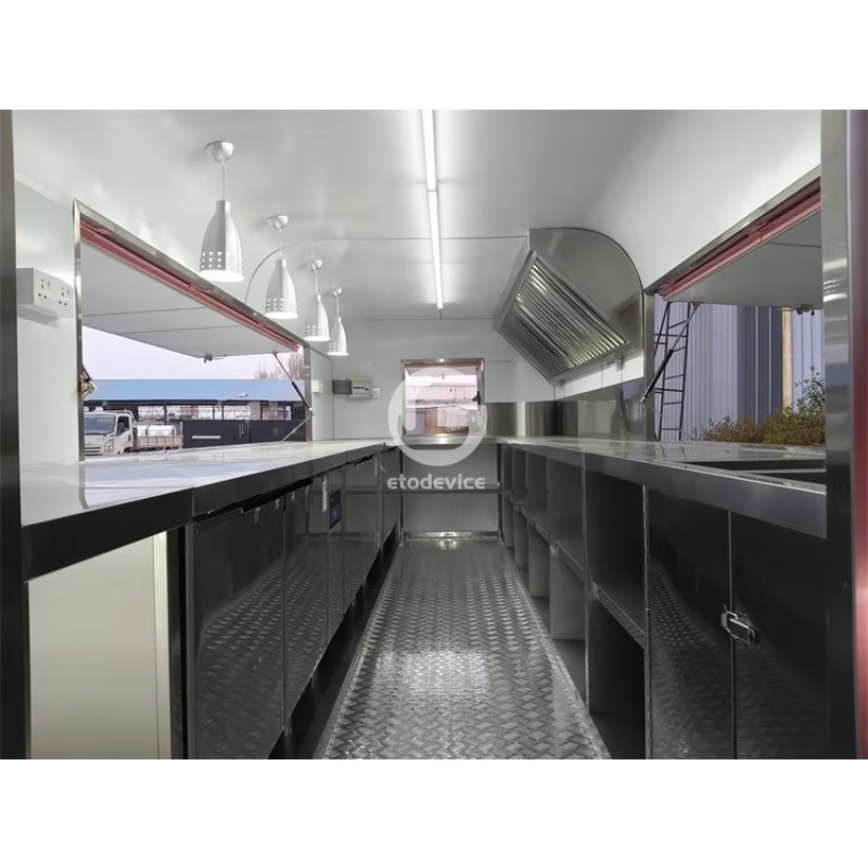 맞춤형 5.5m 완비형 2색 이동식 푸드트럭 밴, 독특 - Hot Dog Vending Cart 리뷰 및 가격